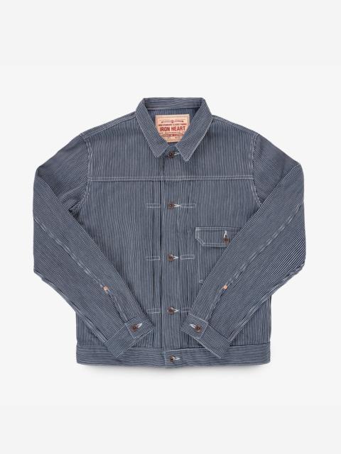 10.5OZ NARROW STRIPE HICKORY TYPE I - INDIGO