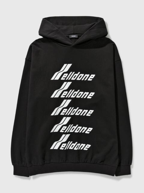 MULTIPLE FRONT LOGO HOODIE