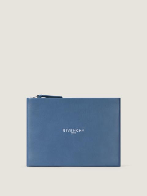 ANTIGONA STAMPED LARGE POUCH IN LEATHER