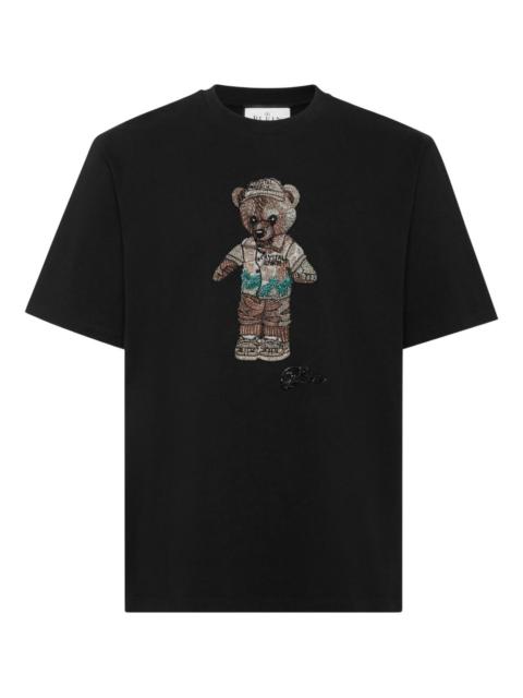 Teddy Bear crystal-embellished T-shirt