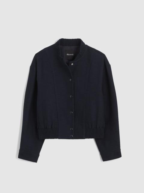 Bomber Jacket in Bouclé