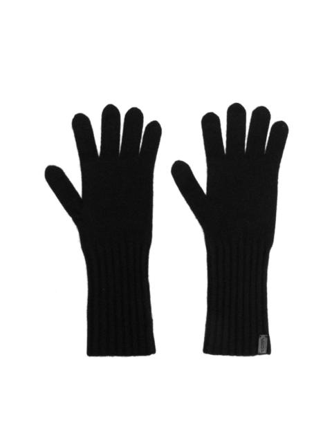 knitted cashmere gloves