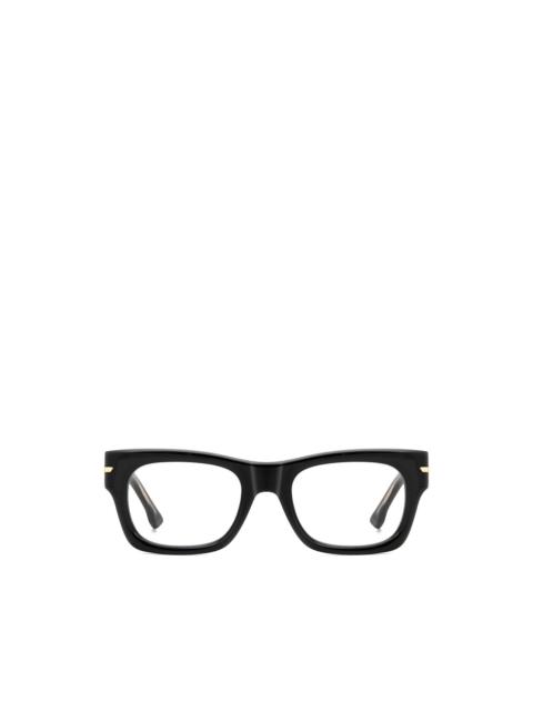 square-frame glasses
