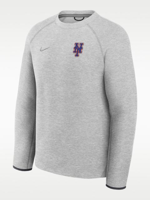 New York Mets Tech Fleece Men's Nike MLB Pullover Crew