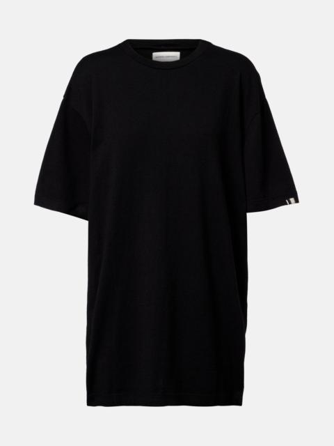 Rik oversized cotton and cashmere T-shirt