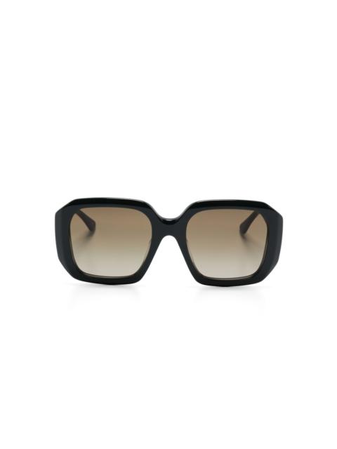 oversize-frame sunglasses
