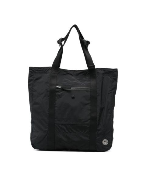logo-patch tote bag