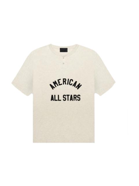 Fear of God Seventh Collection All Star Henley Tee Cream Heather
