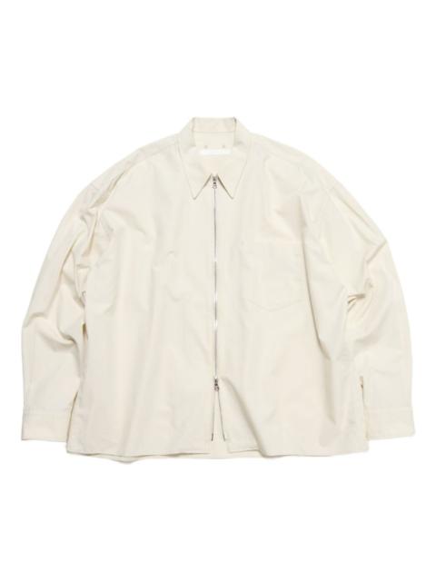 zip-front  overshirt
