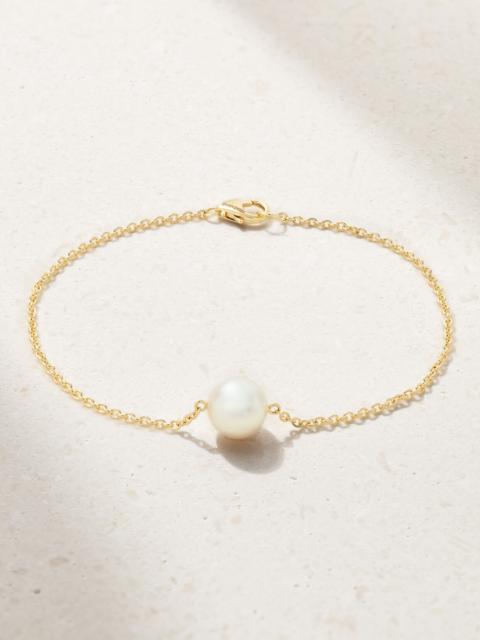 18-karat Gold Pearl Bracelet