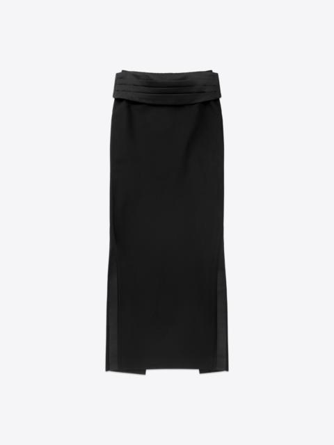 TUXEDO COLUMN SKIRT