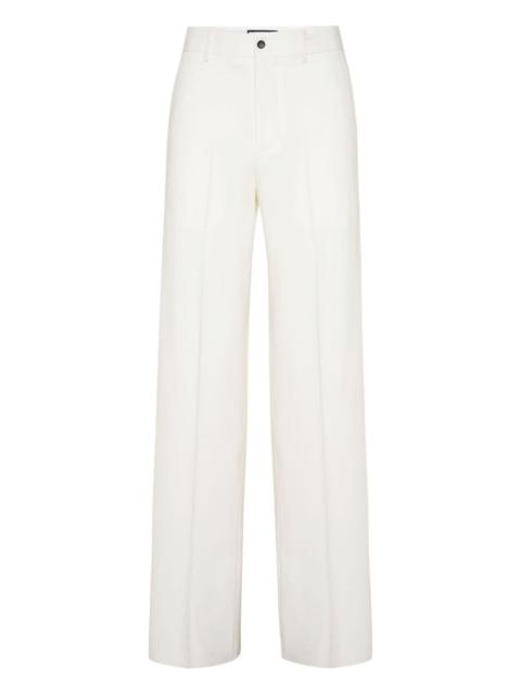 wool wide-leg trousers