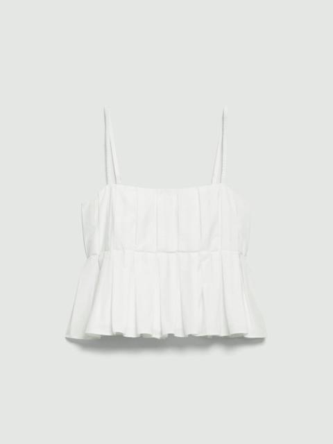 Pleated Camisole in Cotton-Blend