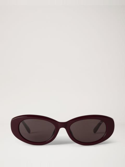 Mara Sunglasses
Black Cherry Bio Acetate