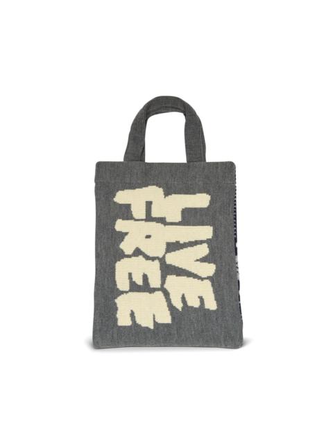 "Live Free" tote bag