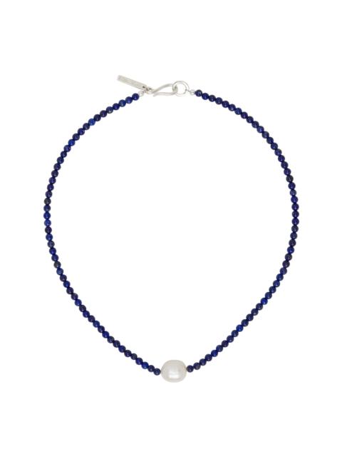 Lapis Mermaid Choker Necklace