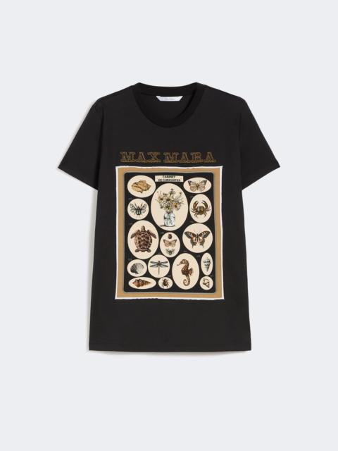 Cotton jersey T-shirt - BLACK