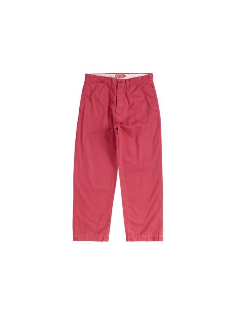 Supreme Pin Up Chino Pant (SS21) Cardinal