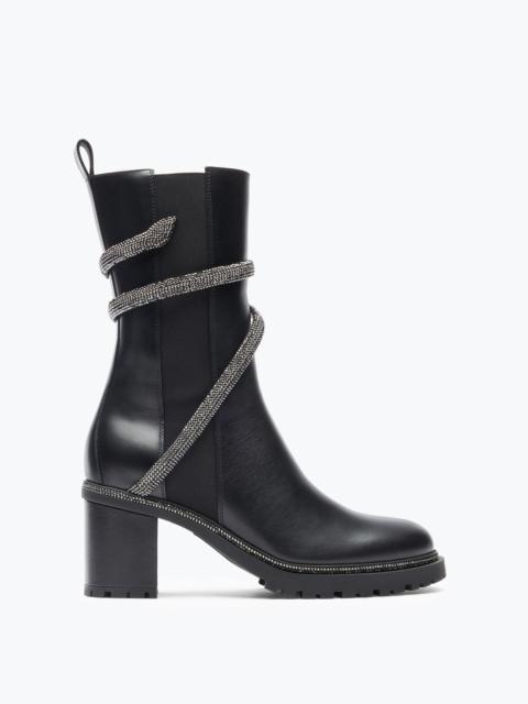 Cleo Crystal Black Bootie 60