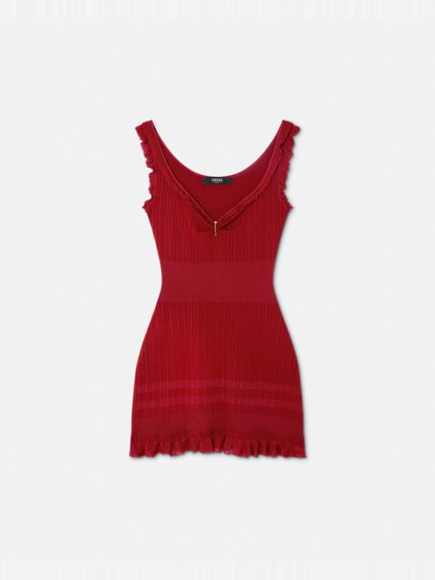 Knit Flared Mini Dress