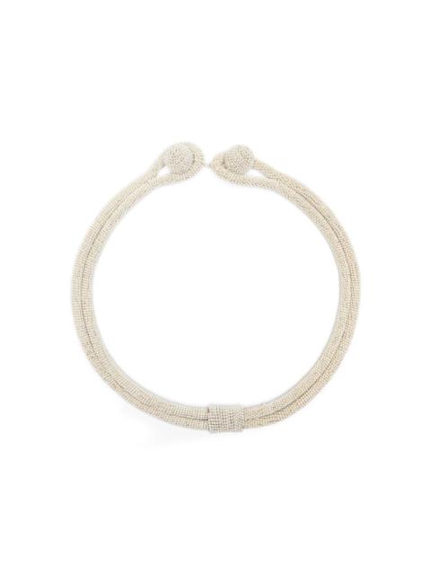 beaded-sphere necklace