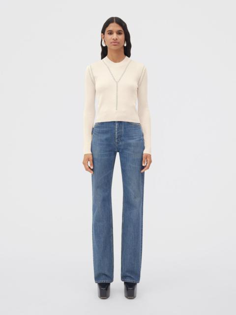 lightweight silk jumper