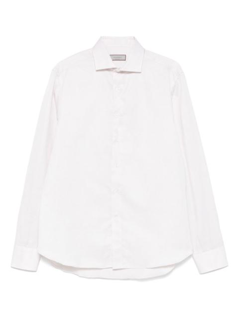 cutaway-collar shirt