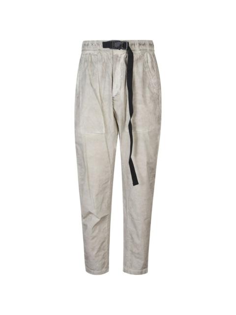 buckled tapered trousers