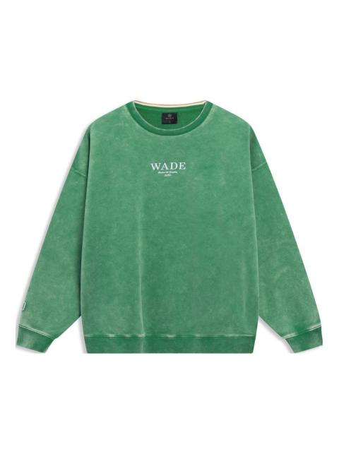 Li-Ning Way Of Wade Graphic Sweatshirt 'Green' AWDT143-9