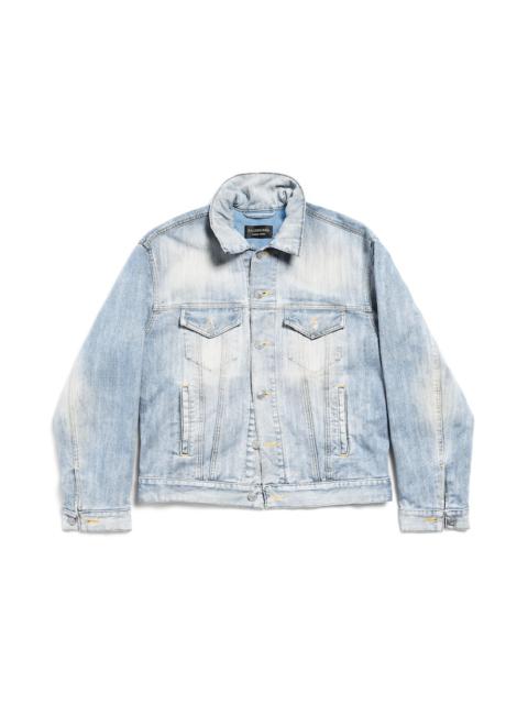 Women's Standing Collar Jacket in Light Blue