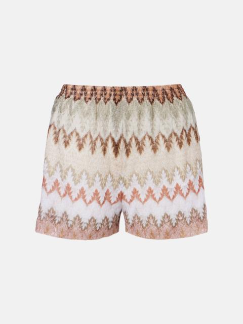 Lamé shorts
