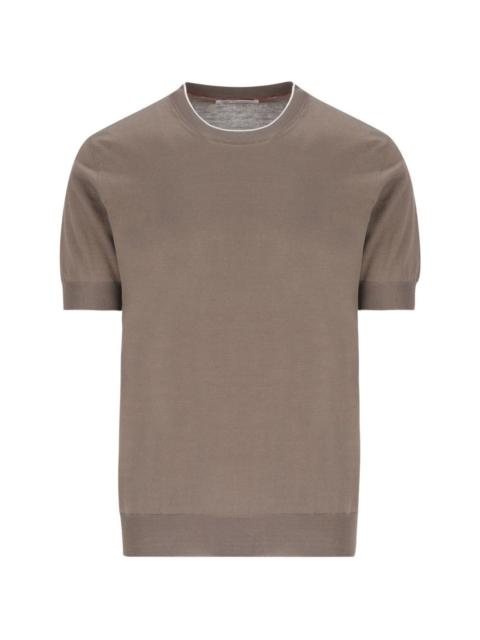 round-neck T-shirt