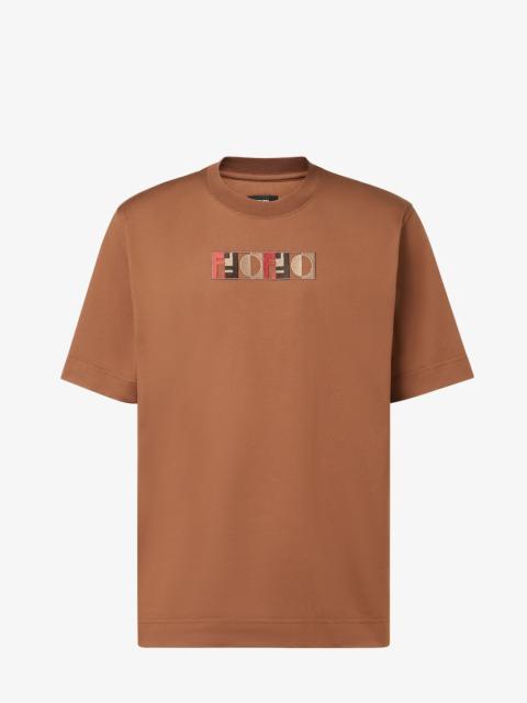 T-Shirt Brown cotton T-shirt