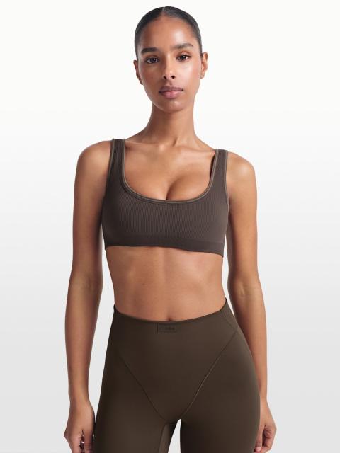 NikeSKIMS Ribbed Seamless Women's Micro-Scoop Bra