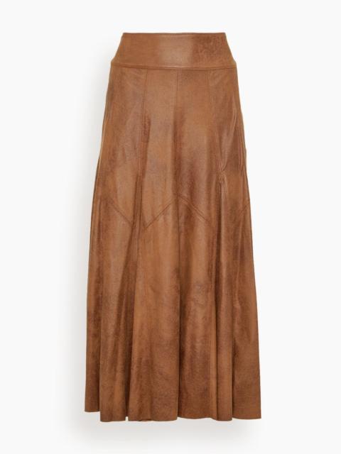 Genevi Skirt in Cognac