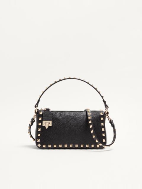 SMALL ROCKSTUD GRAINY CALFSKIN CROSSBODY BAG