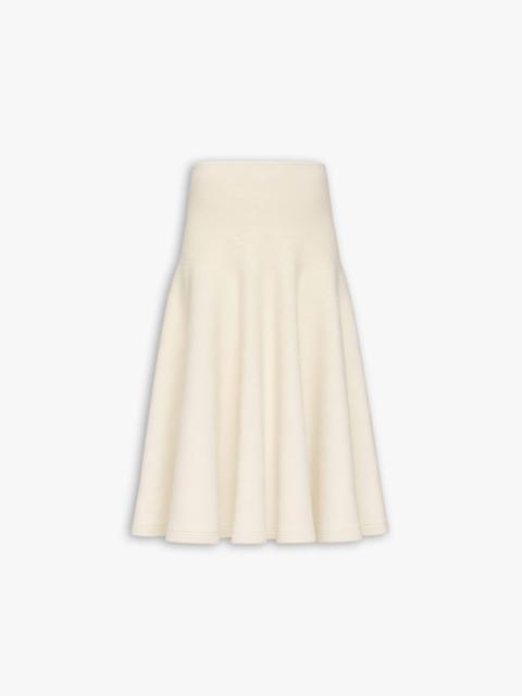 CASHMERE KNIT FLARE SKIRT