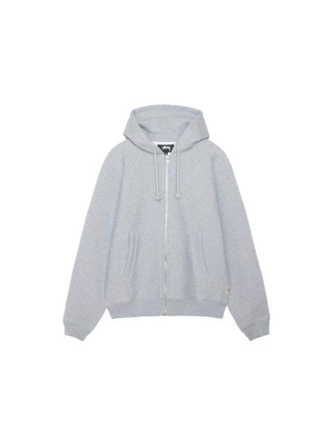Stussy Raglan Zip Hoodie Grey Heather