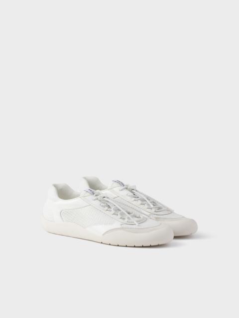 Speedrock patent leather and mesh fabric sneakers