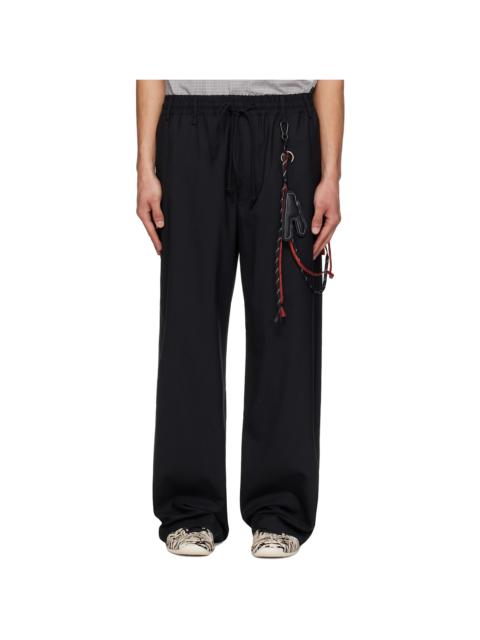 Black Relaxed Lounge Pants
