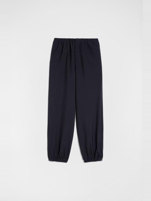 Wool Poplin Trousers