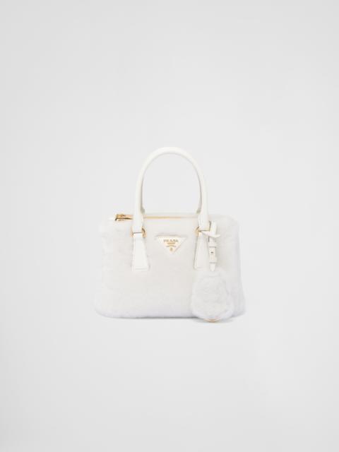 Prada Galleria shearling mini-bag