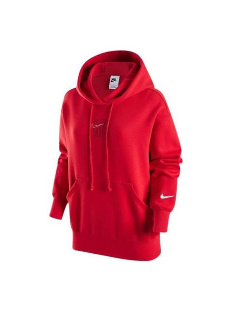 (WMNS) Nike Sportswear CNY Fleece Hoodie 'Red' FZ6559-657