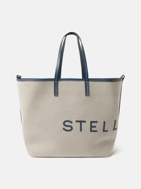 Logo Canvas Beach Tote Bag