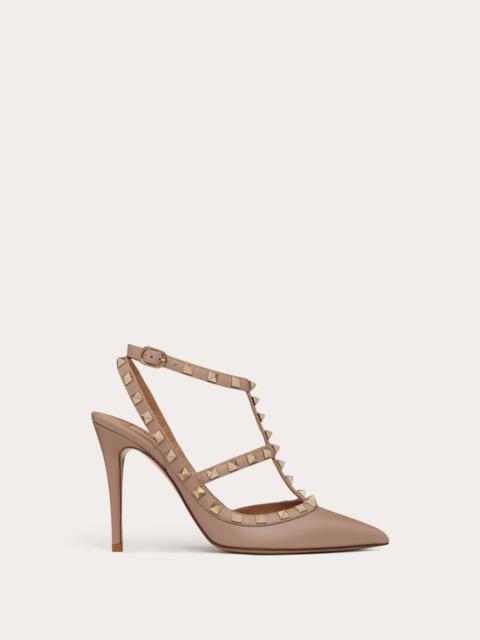 ROCKSTUD ANKLE STRAP PUMP 100 MM