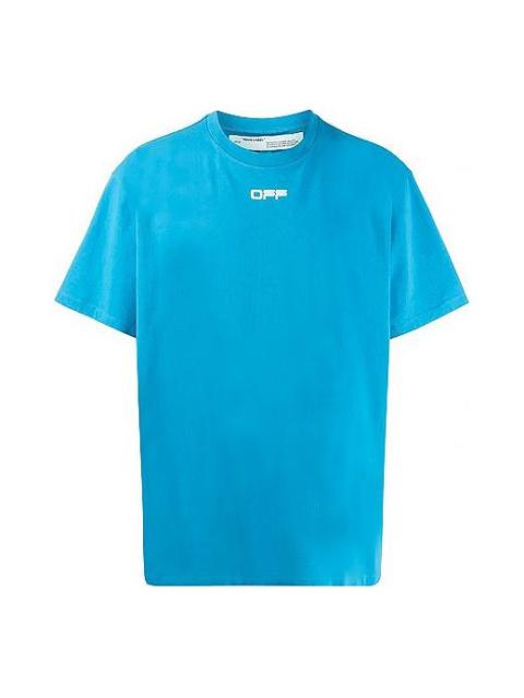 Off-White SS20 Airport Tape Print For Men Blue OMAA038S201850033088