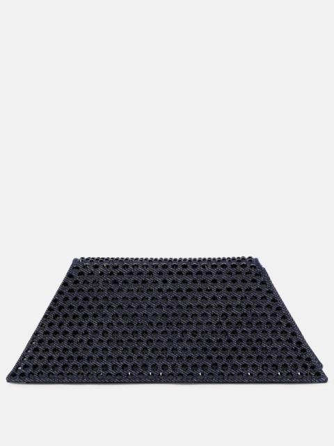 Superamini Yigit denim clutch