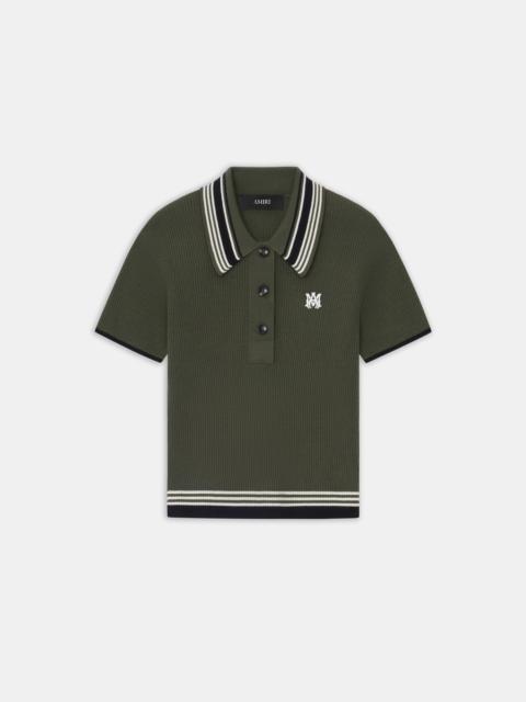 WOMEN'S MA STRIPE POLO