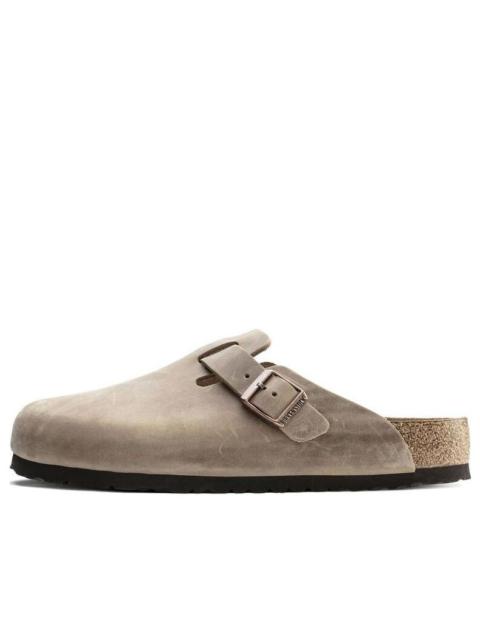 Birkenstock Boston Soft Footbed Regular 'Oiled Leather Tobacco Brown' 1018147
