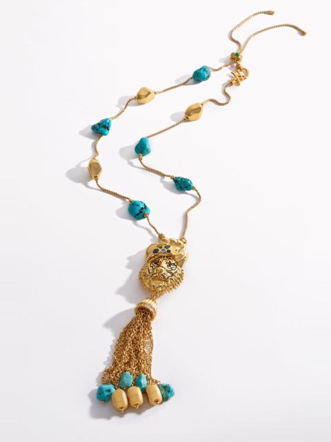 SACRED SYMBOLS LONG JAGGI NECKLACE